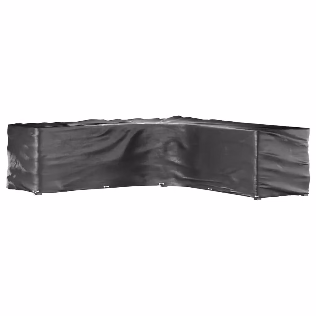 Berkfield Home L-Shaped Garden Furniture Covers, 2 Pack, Black, W/D/H: 300 x 300 x 90 cm – 2