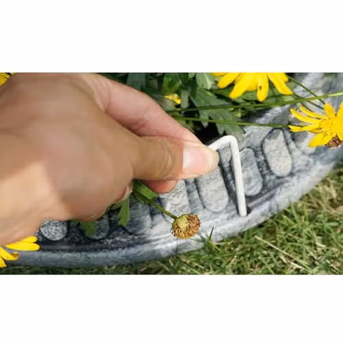 Gr8 Garden Grey Plastic Pedestal Wild Bird Bath and Solar Powered Garden Ornament – 3