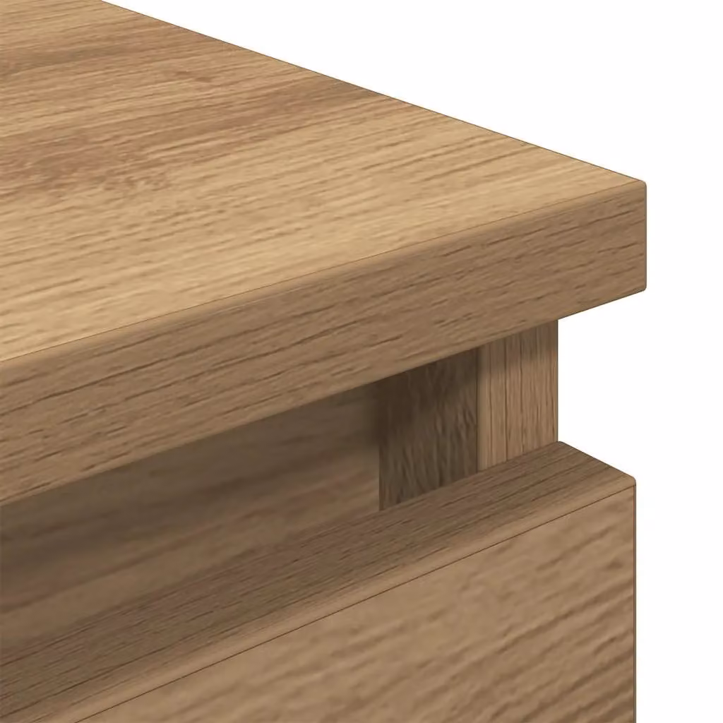 Berkfield Home Artisan Oak TV Cabinet in Brown, W/D/H: 80 x 35 x 54 cm – 4