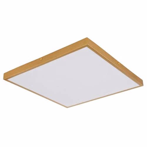 Globo Lighting Modern Square LED Ceiling Lamp in Brass, W/D/H: 45 x 45 x 45 cm – 1