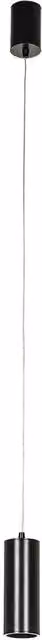 Netlighting Moldes Medium BL Slim Pendant Light in Black with 4000K Neutral White LED