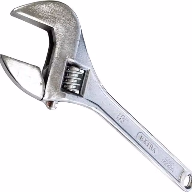 Garden Mile 18 inch Adjustable Spanner in Silver