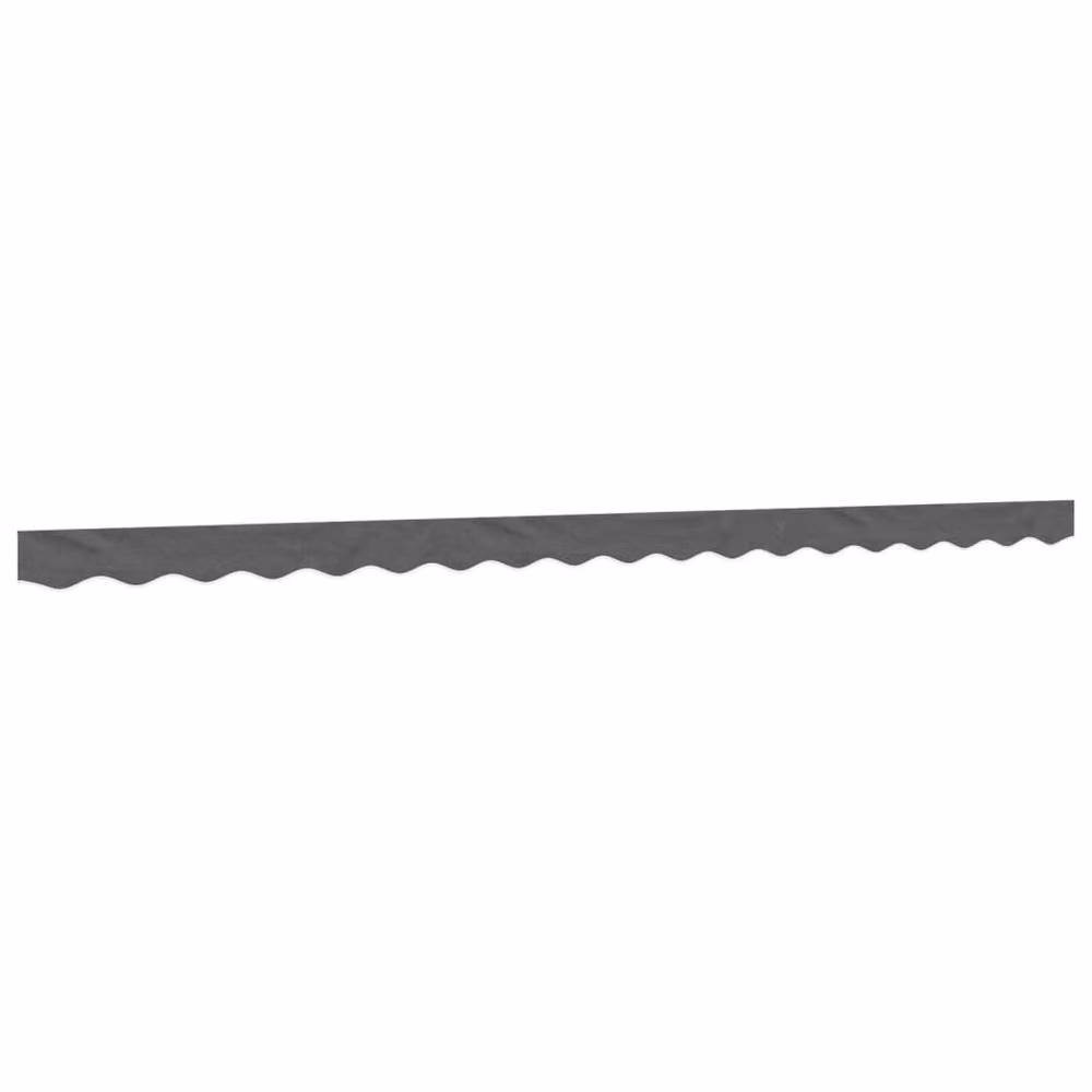 Berkfield Home Replacement Awning Valance Fabric in Anthracite Stripe and Black, 4.5 m – 2