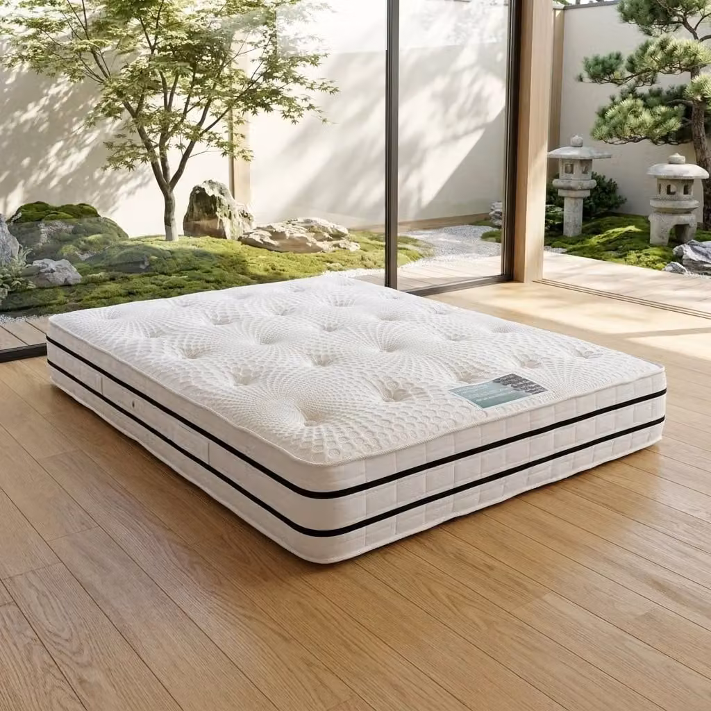 BEDS NK LTD Luxury 2000 Pocket Sprung Mattress in White