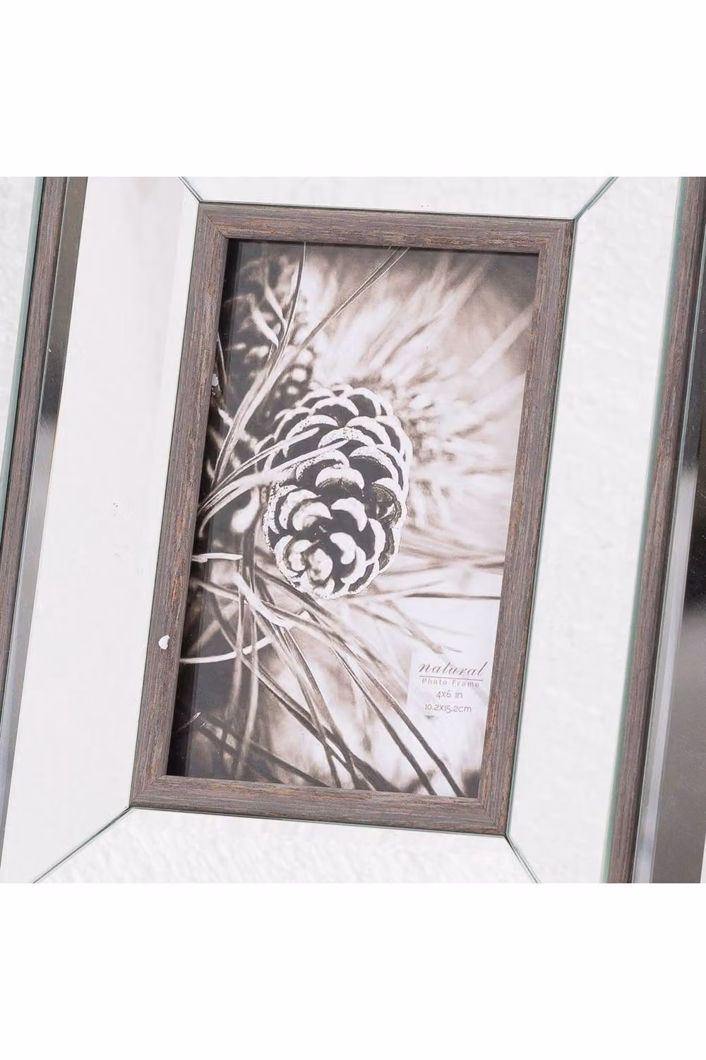 KDMD Tristan Rectangular Wall Mirror with Silver Wood Frame – 2