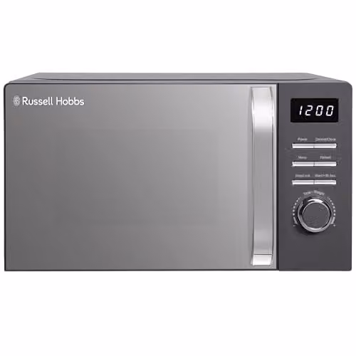Russell Hobbs RHMD818G Digital Solo Microwave, 20L, 800W, Grey