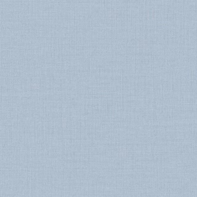 Grandeco Blue Plain Linen Textured Wallpaper Roll