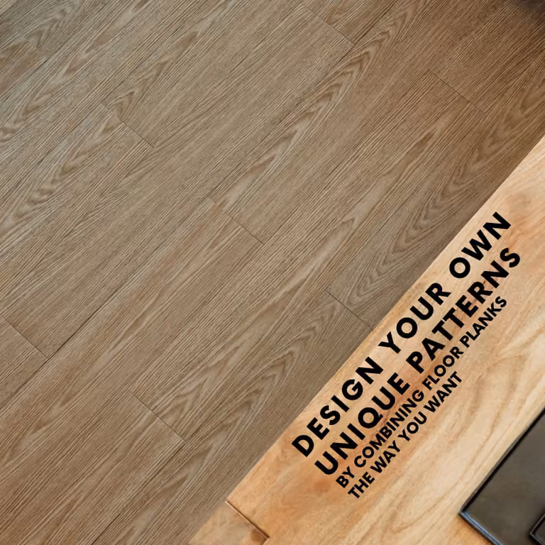 Novecrafto Self Adhesive Wood Look Vinyl Floor Planks, 36 Pack, Beige Grey, W: 91.4 cm, H: 15.2 cm