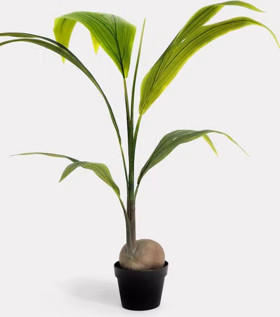 Blooming Artificial Green Coconut Palm Tree