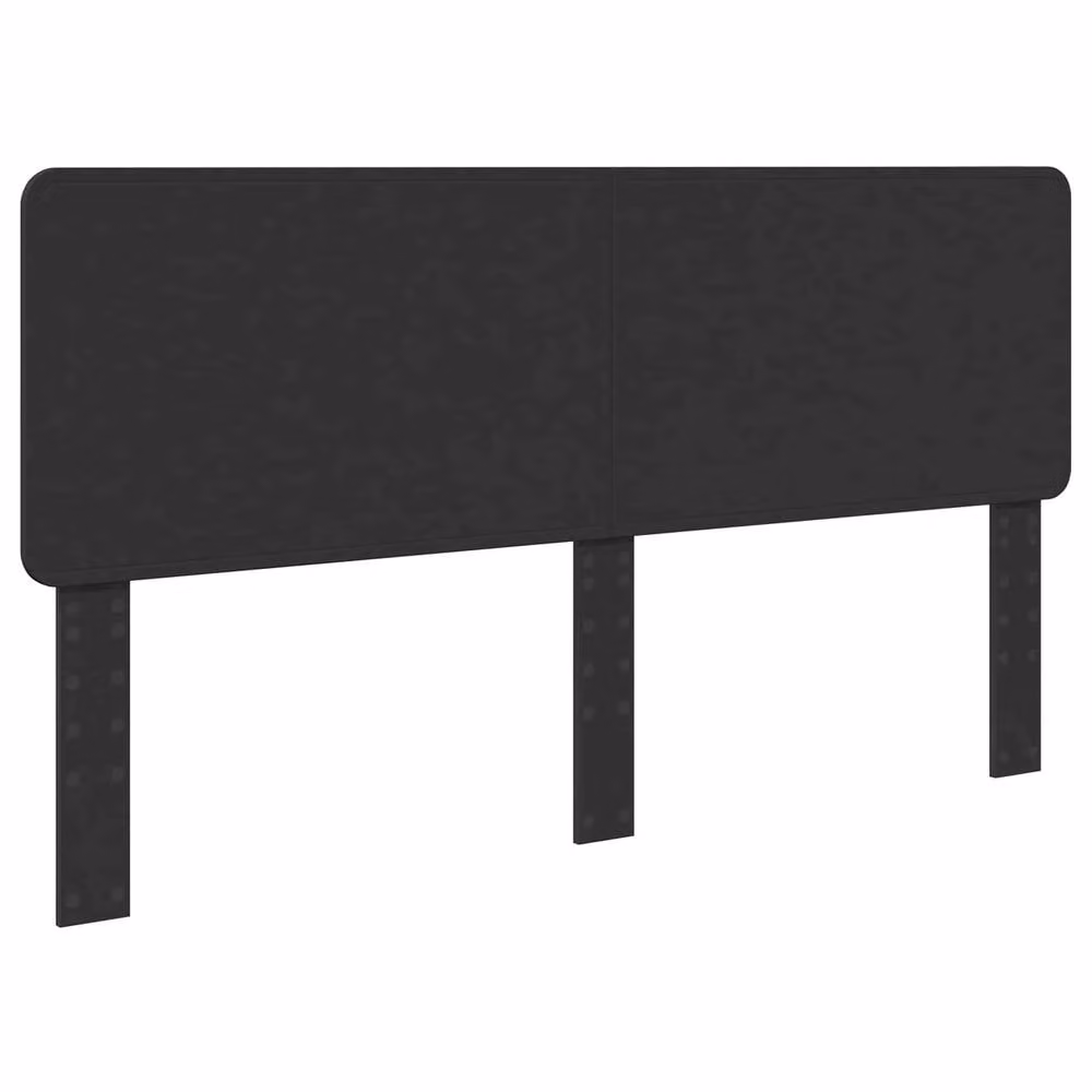 Berkfield Home Modern Bed Frame with Headboard in Black Solid Pine Wood and MDF, W/D/H: 180 x 200 cm – 3
