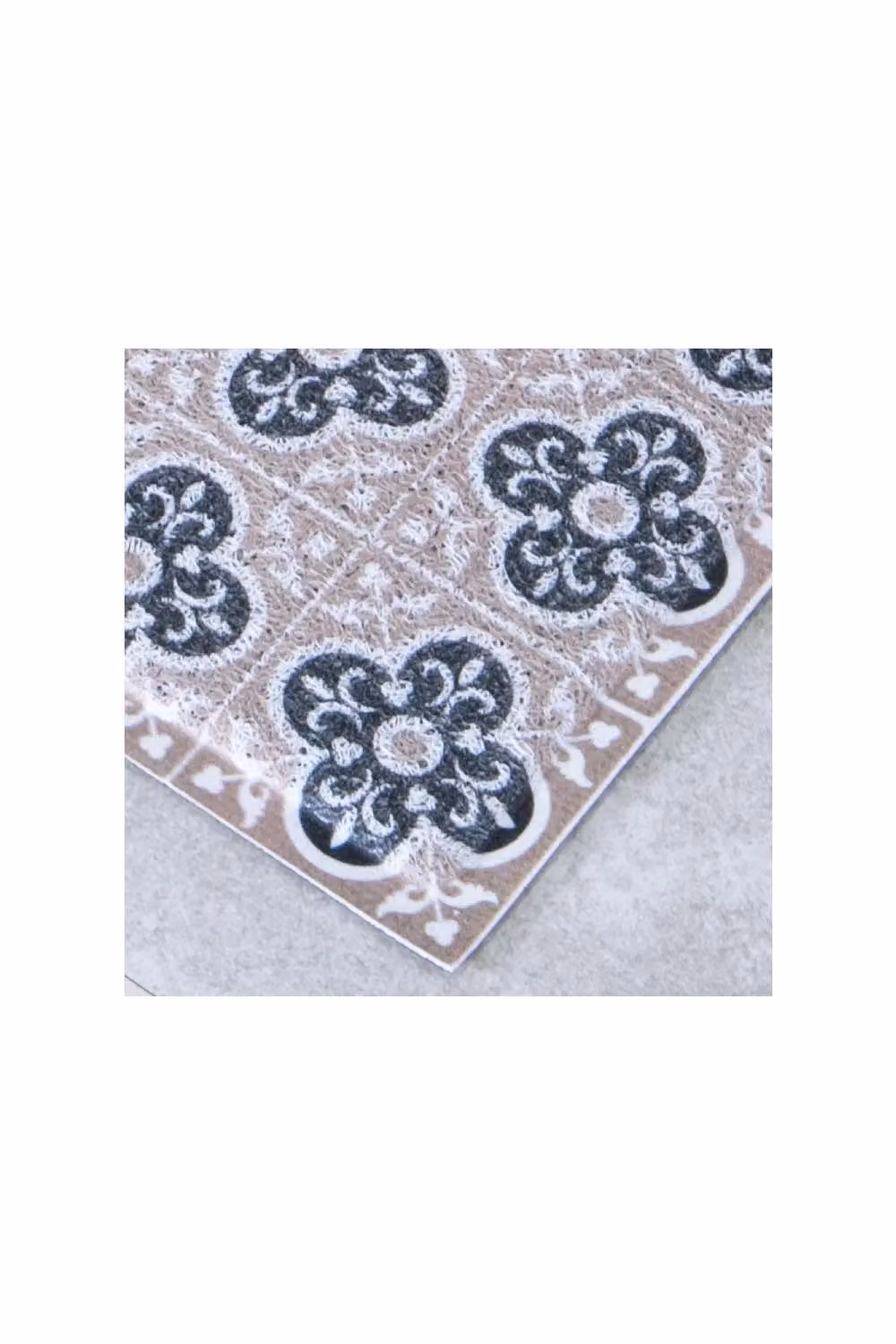 Artsy Mats Beige Mosaic PVC Doormat, W: 70 cm, D: 40 cm – 2