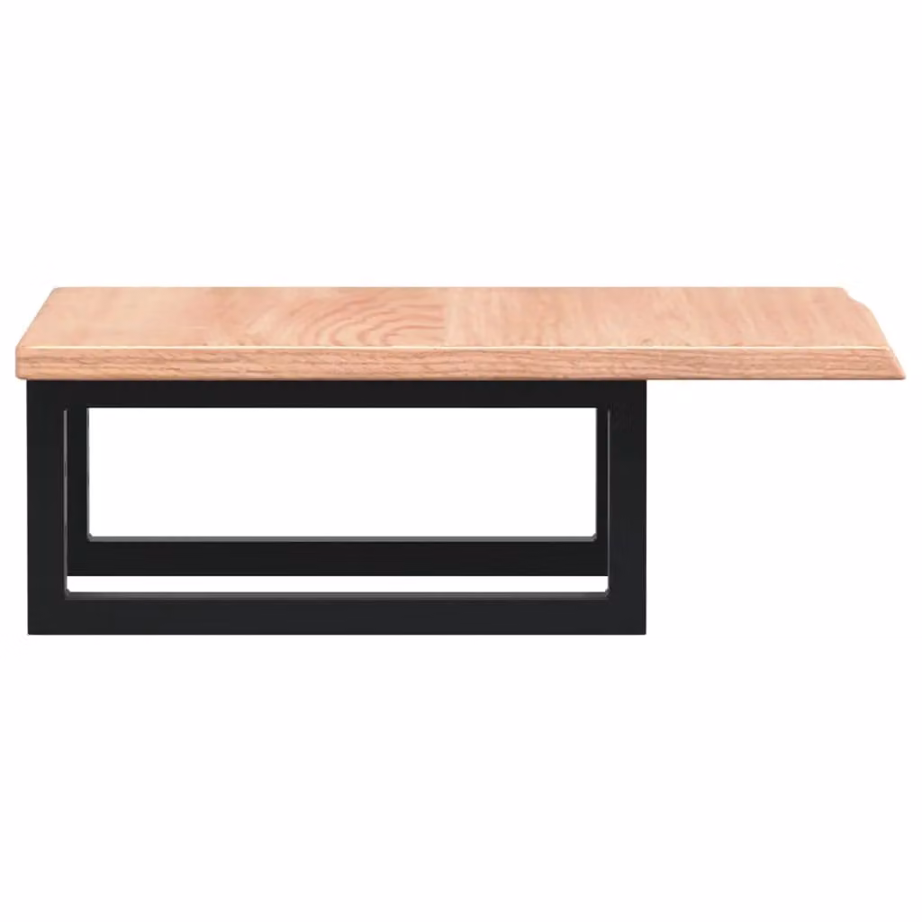 Berkfield Home Wall Mounted Basin Shelf in Brown Oak and Steel