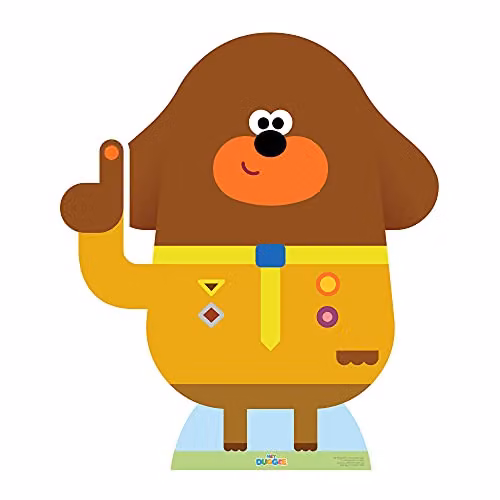 Star Cutouts Ltd Hey Duggee Star Party Pack Giant Cardboard Cutout with Minis, Multi-Colour, W/D/H: 107 x 95 x 107 cm – 1
