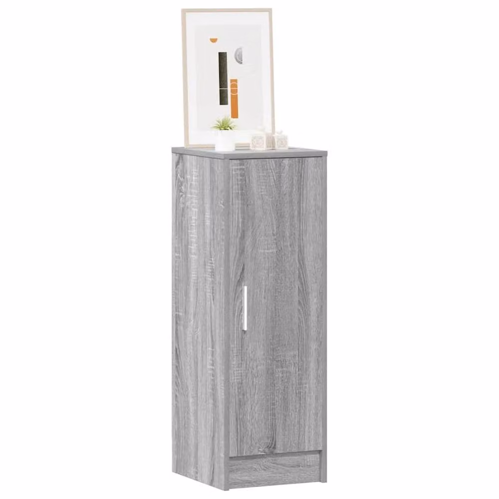 Berkfield Home Modern Grey Wall Mounted Shoe Cabinet W/D/H: 32 x 35 x 92 cm – 2