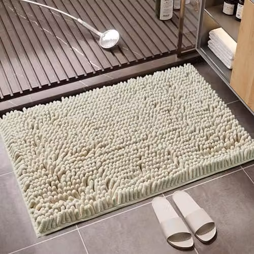 GAVENO CAVAILIA Faux Fur Bath Mat in Mocha, W/D/H: 80 x 50 x 2.54 cm – 3