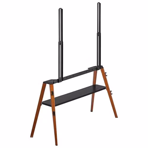 Ttap ROMA-DARK Modern Wood TV Stand with Integrated Bracket for up to 75 inch TVs in Brown