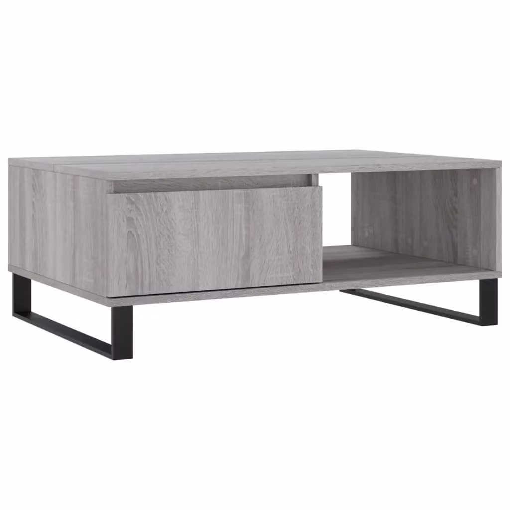 Berkfield Home Grey Sonoma Coffee Table, W/D/H: 90 x 60 x 35 cm – 2