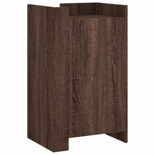 vidaXL Modern Brown Oak Sideboard in Engineered Wood W/D/H: 45 x 35 x 75 cm