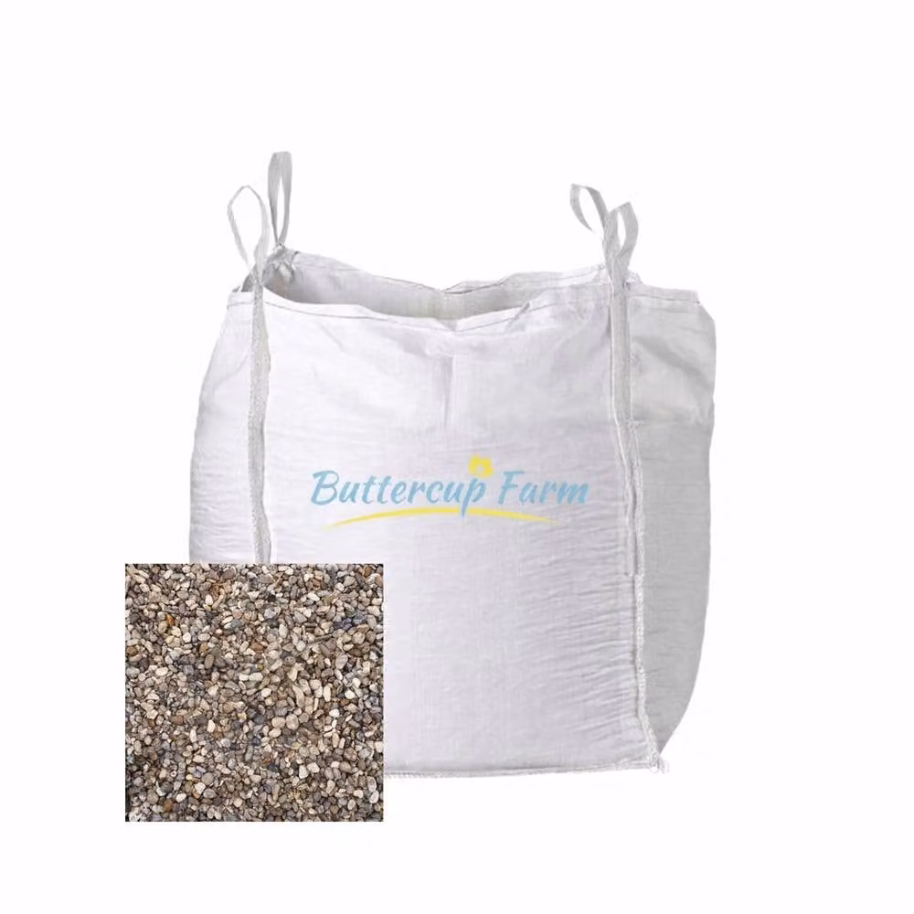 Buttercup Farm Oyster Pearl Premium Stone Aggregate Bulk Bag, White and Multicolour Gravel, 850 kg – 2