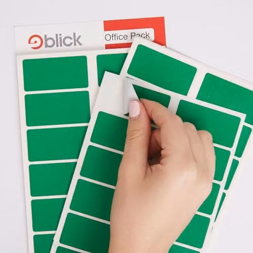 Blick Multipurpose Green Paper Labels, 320 Per Pack, W: 2.5 cm, H: 5 cm – 2