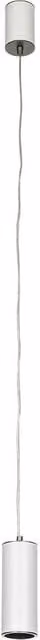 Netlighting Moldes Medium WH GR Slim LED Pendant Light in White and Grey, 3000K Warm White