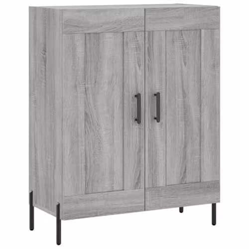 vidaXL Grey Sonoma Sideboard in Engineered Wood W/D/H: 69.5 x 34 x 90 cm – 1
