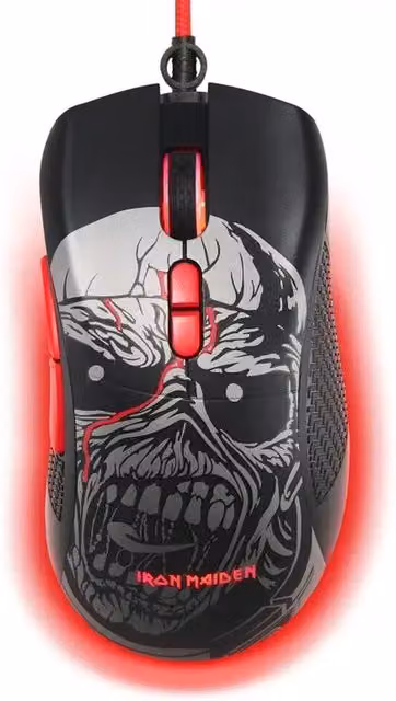 Subsonic Iron Maiden Piece of Mind Monster Mouse in Black