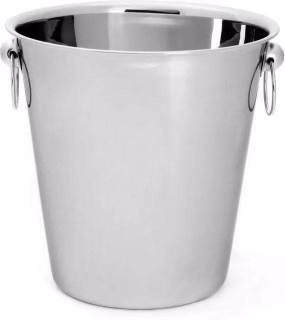 Havendro Stainless Steel Ice Bucket and Champagne Wine Chiller, 4 Litre, Silver – 1
