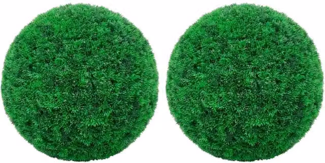 Berkfield Home Artificial Green Boxwood Balls, 2 Pack, Diameter: 52 cm