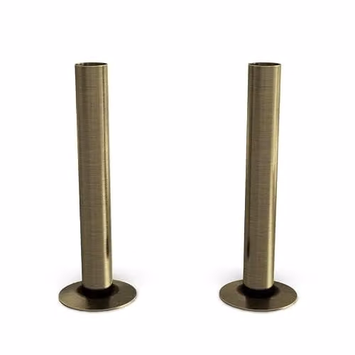 UK Radiators Brushed Brass Pipe Sleeves, 2 Pack – 1