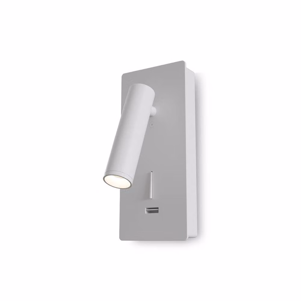 Maytoni Mirax Adjustable LED Wall Reading Light in White, 3000K Warm White – 2