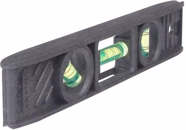 Stanley Torpedo Spirit Level, Black and Multicolour, 20 cm