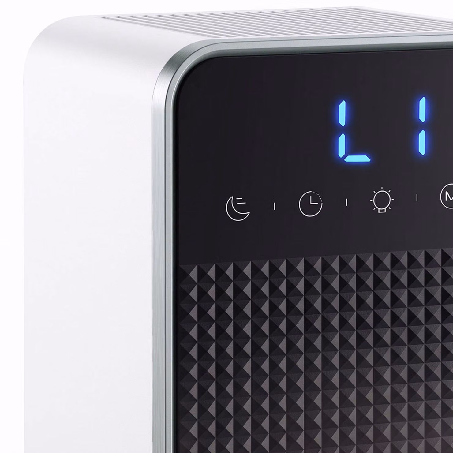 HOMCOM Small Dehumidifier with RGB Mood Lights, Timer, LED Display and Sleep Mode, White – 6