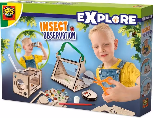 SES Creative Insect Observation Wood Toy in Green