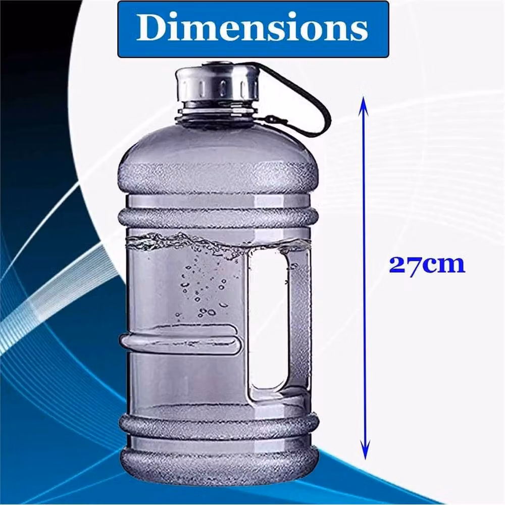 Nordara 2.2 l Large Sports Water Bottle in Transparent – 2