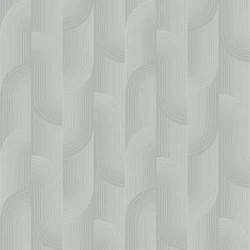 Grandeco Boutique Romaine Art Deco Luxury Embossed Wallpaper, Sea Green
