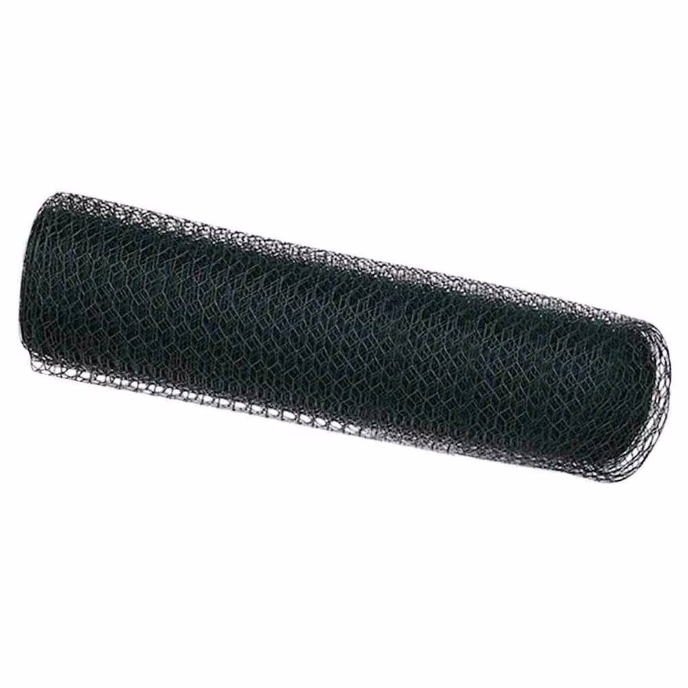 Berkfield Home Green PVC-Coated Steel Hexagon Fence, H: 0.6 m x L: 100 m – 2