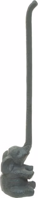 Orsina Fauna Elephant Freestanding Metal Toilet Roll Holder in Grey – 1