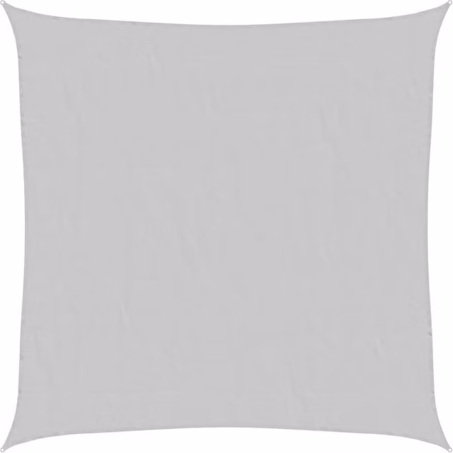 Berkfield Home Square Sun Shade Sail in Light Grey, 5 x 5 m, 100% Polyester Oxford