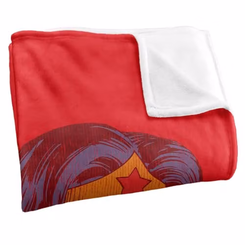 LOGOVISION DC Originals Wonder Woman Silky Touch Super Soft Fleece Throw Blanket, Multicolour, W: 91.44 cm x L: 147 cm – 2