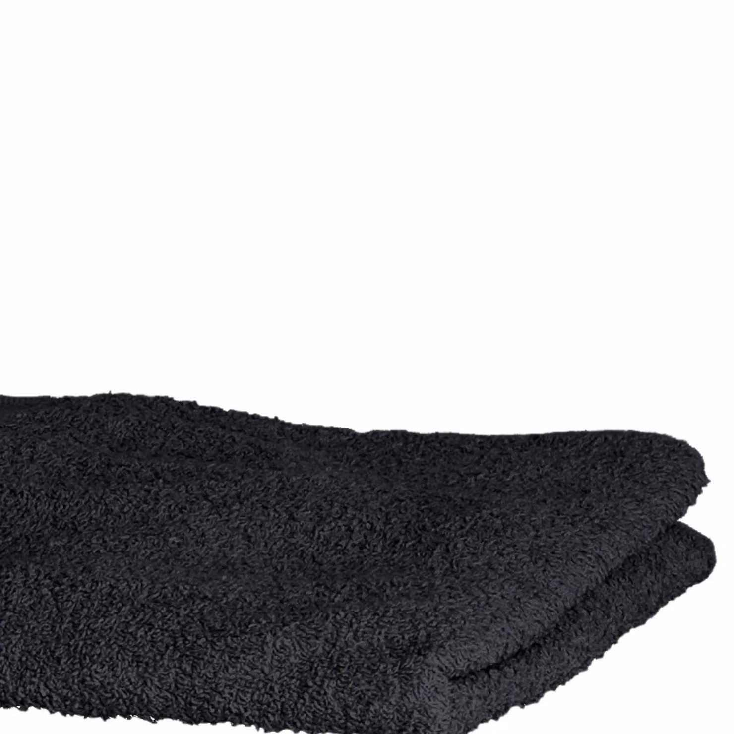 Towel City Luxury Range 550 GSM Cotton Terry Hand Towel with Border and Hanging Loop, Black, W: 50 cm, H: 90 cm – 2