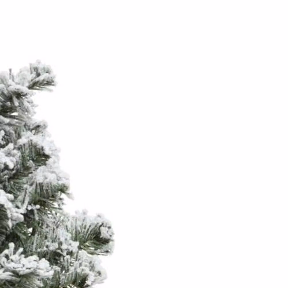 Kaemingk Imperial Snowy Christmas Tree in White, Tabletop, Height: 45 cm – 2