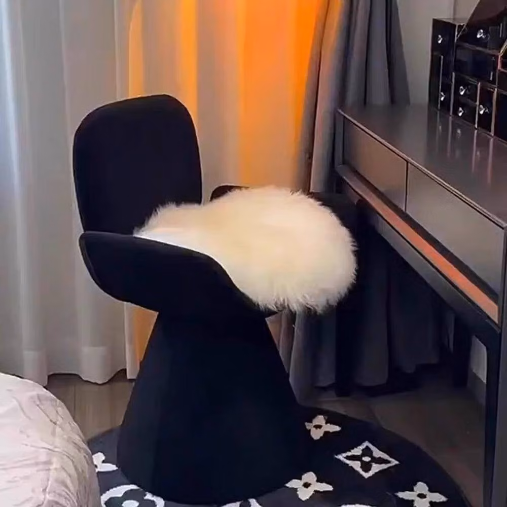 Rolipo Luxury Black 360 Swivel Vanity Stool and Dressing Chair for your Bedroom – 2