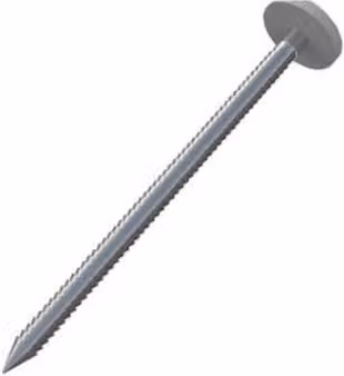 PBSL Group Round Stainless Steel Plastic Headed Nails, Grey, 50mm, Box of 100