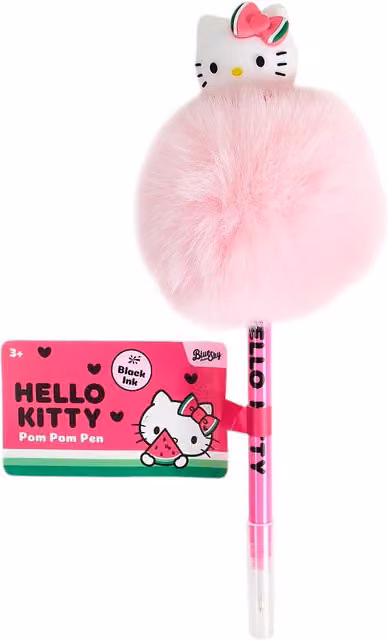 Hello Kitty Watermelon Pom Pom Pen in Pink