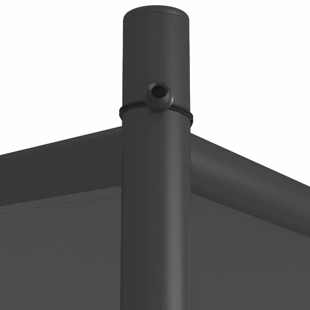 Berkfield Home Anthracite Gazebo with Black Steel Frame, 3 x 3 m – 4