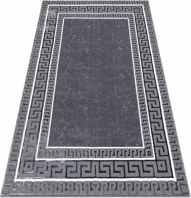 RugsX Allure Geometric Modern Grey Rug W: 80 cm, L: 150 cm – 1