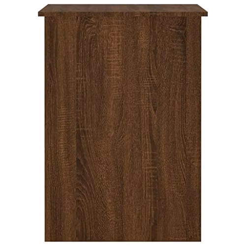 vidaXL Modern Writing Desk in Brown Oak, W/D/H: 100 x 55 x 75 cm – 5