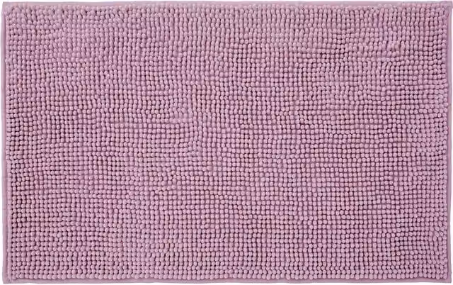 Allure Bath Fashions Chenille Bobble Microfibre Bath Mat, Purple, W: 60 cm, D: 90 cm