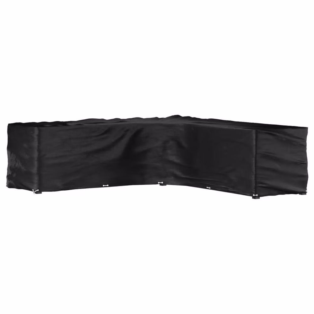 Berkfield Home L-Shaped Garden Furniture Cover in Black, W/D/H: 300 x 300 x 90 cm – 1
